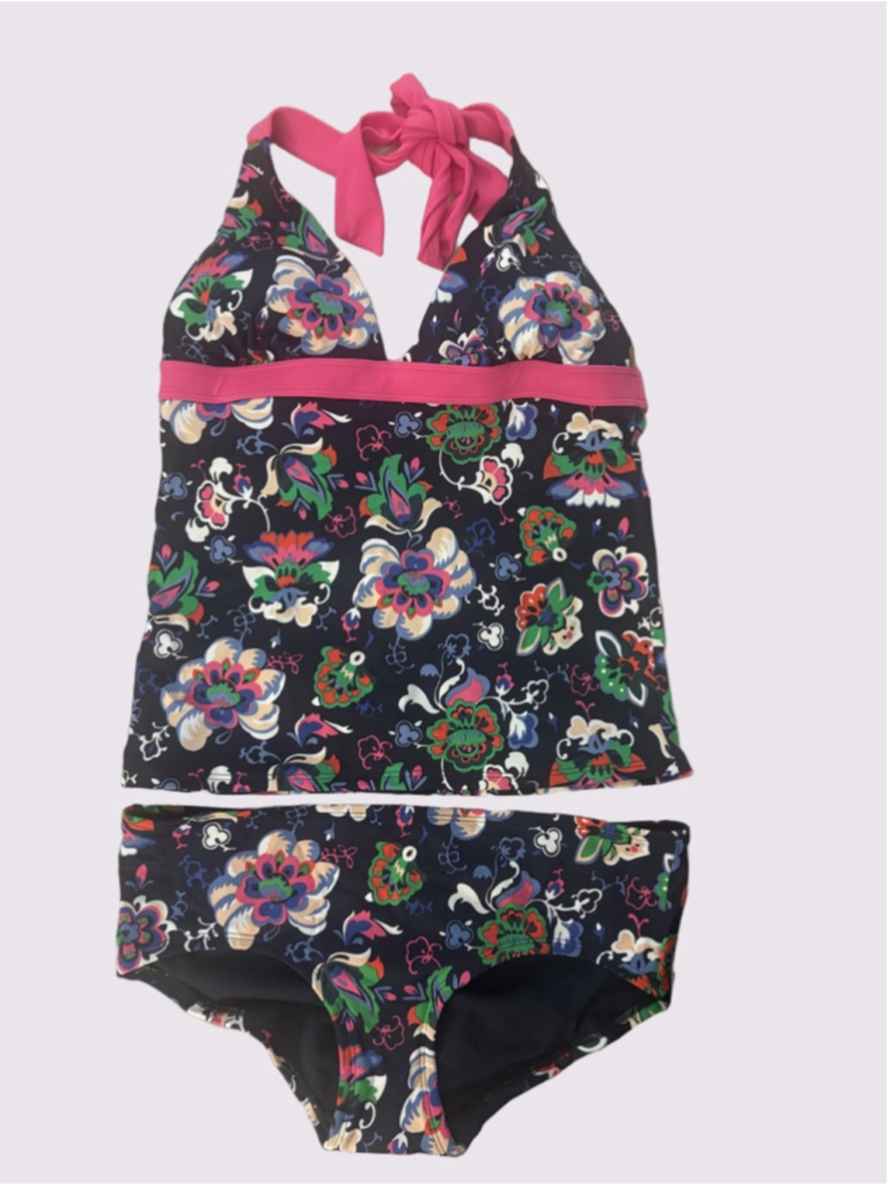 NWT, Women's Boden Floral Halter Tankini Set Size 6 Women